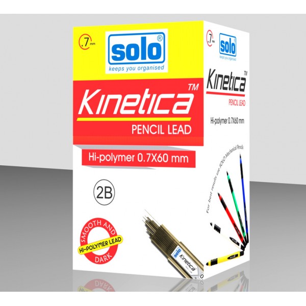Kinetica Pencil Leads 2B 0.7x60mm, Pack of 24 tubes (LP2B7)
